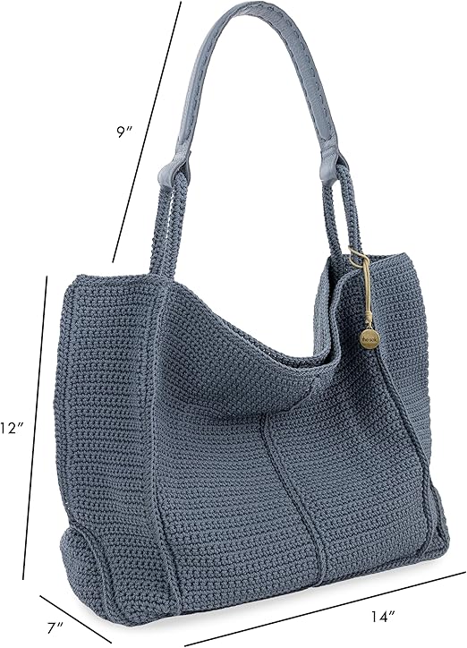 The Sak Los Feliz Large Tote Bag - Premium Leather Handbag With Stylish Design For Everyday, Travel, Beach Bag - Roomy, Durable, Lined Purse With Shoulder Bag Strap, Zipper Pocket