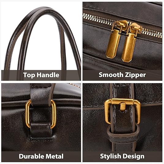 Shoulder Bag Retro Top Handle Bag Y2k 90s Multiple Pockets Designer Handbag Soft Trendy Underarm Purse