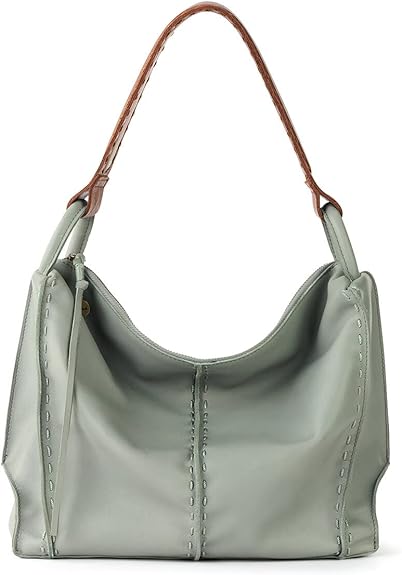 The Sak Los Feliz Hobo Purse - Premium Large Leather Women's Handbag for Everyday & Travel - Durable Purse With Zipper Pocket