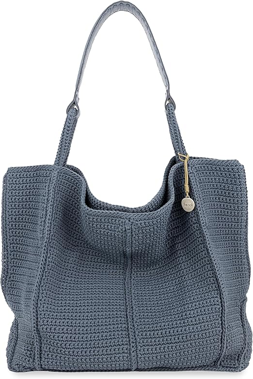 The Sak Los Feliz Large Tote Bag - Premium Leather Handbag With Stylish Design For Everyday, Travel, Beach Bag - Roomy, Durable, Lined Purse With Shoulder Bag Strap, Zipper Pocket