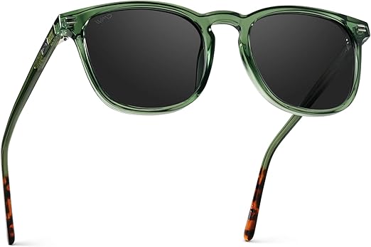 WearMe Pro WMP Eyewear - Men's Polarized Modern Rounded Square Sunglasses