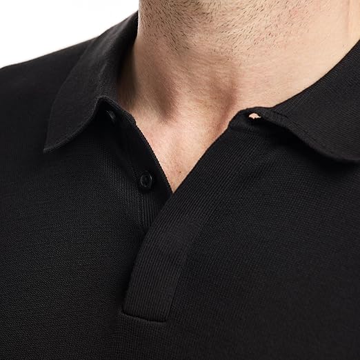 SAKS Fifth Avenue Men's Short Sleeve Rib Knit Sweater Polo