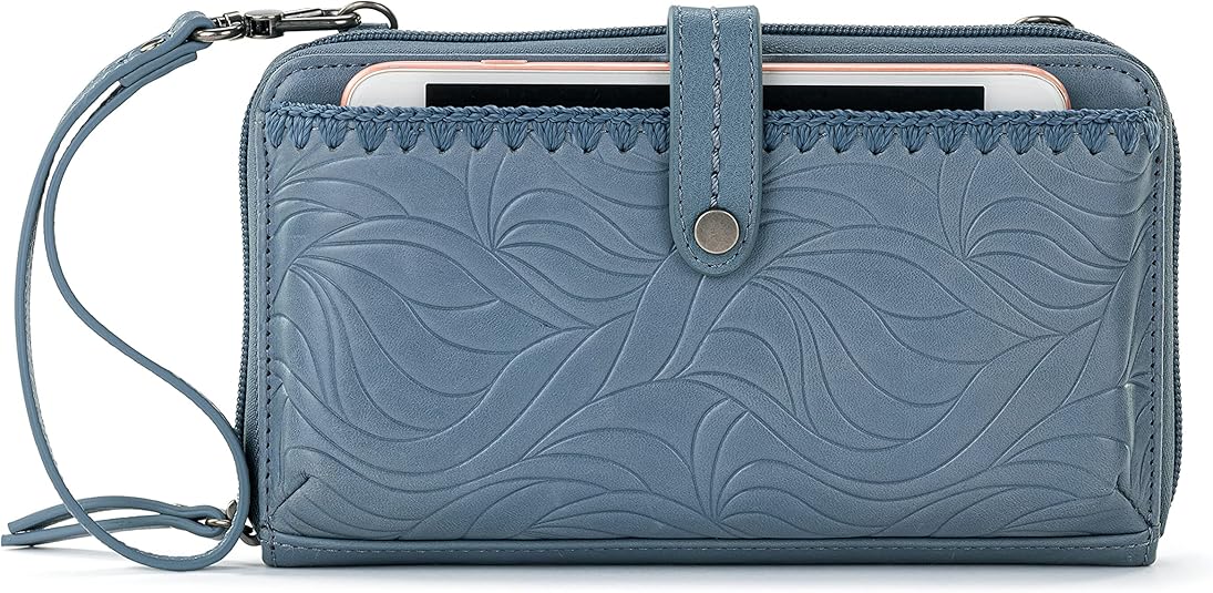 The Sak Iris Smartphone Crossbody Purse - Small Women's Cellphone Bag & Wallet For Everyday- Convertible Wristlet With Zipper