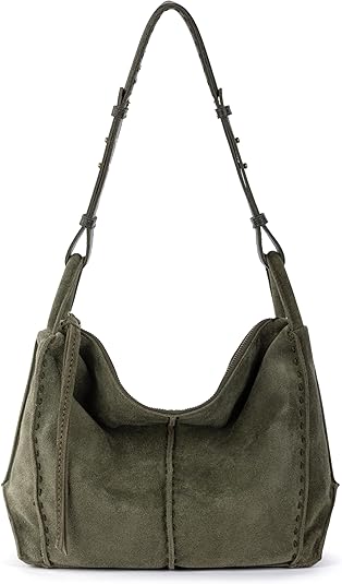 The Sak Los Feliz Hobo Purse - Premium Large Leather Women's Handbag for Everyday & Travel - Durable Purse With Zipper Pocket