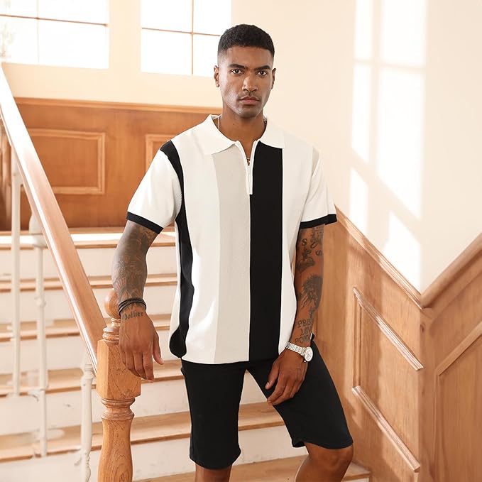 COOFANDY Men's Linen Shirts Short Sleeve Casual Shirts Button Down Shirt for Men Beach Summer Wedding Shirt